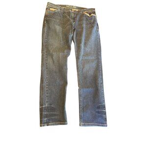 Vaccari Alligator Jeans Denim Straight Leg Blue Jeans 38 x‎ 34